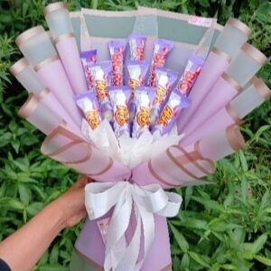 Buket Snack Mix Purple | L