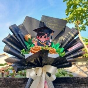 Buket Stiker Wisuda | Kado Wisuda Khusus Pria | L