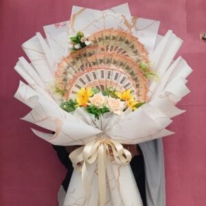 Buket Uang Kipas | 40 Lembar | Jumbo XXL